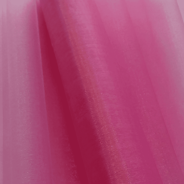 Bubblegum Organza Fabric Roll 40cm X 9m -- IMA Trading Ltd