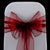 BURGUNDY ORGANZA SASH 23cm