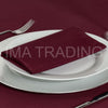 Burgundy Polyester Napkin