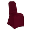 BURGUNDY SPANDEX CHAIR COVER