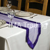 CADBURY PURPLE TAFFETA EDGED ORGANZA TABLE RUNNER - WAS £2.59!
