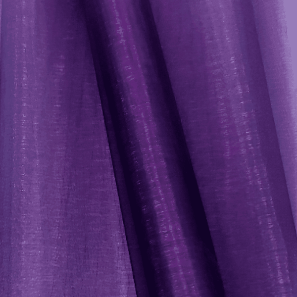 Cadburys Purple Organza Fabric Roll 40cm X 9m -- IMA Trading Ltd