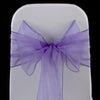 CADBURYS PURPLE ORGANZA SASH 23cm - BUNDLE DEAL 100 SASHES