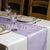 Cadburys Purple Organza Table Runner