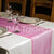 Cerise Organza Table Runner