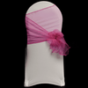 Cerise Pink Organza Chair Cover Sash 35cm