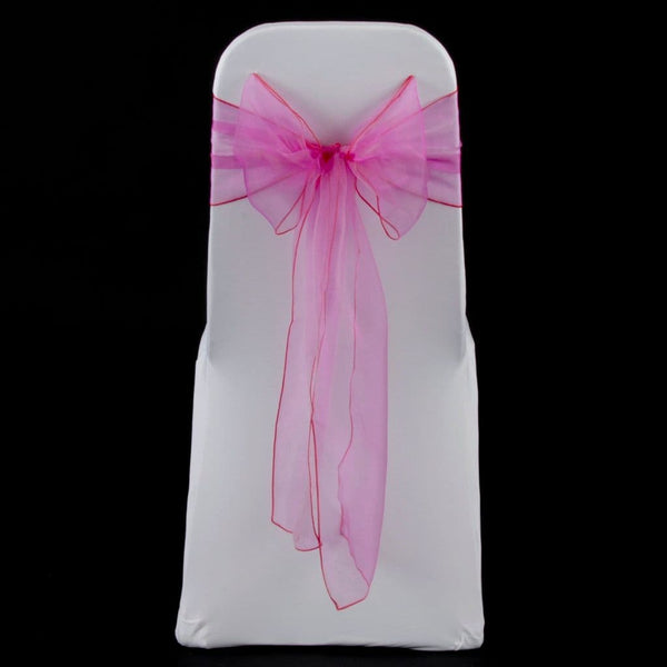 CERISE PINK ORGANZA SASH 23cm