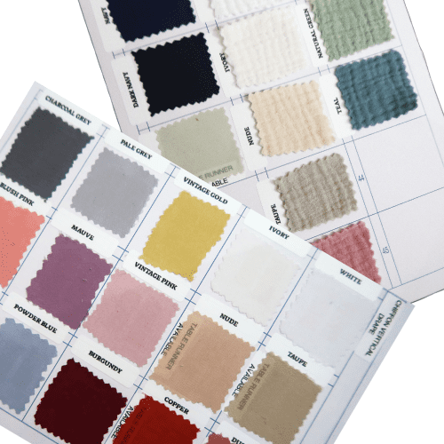 Chiffon & Cheesecloth Swatch Card
