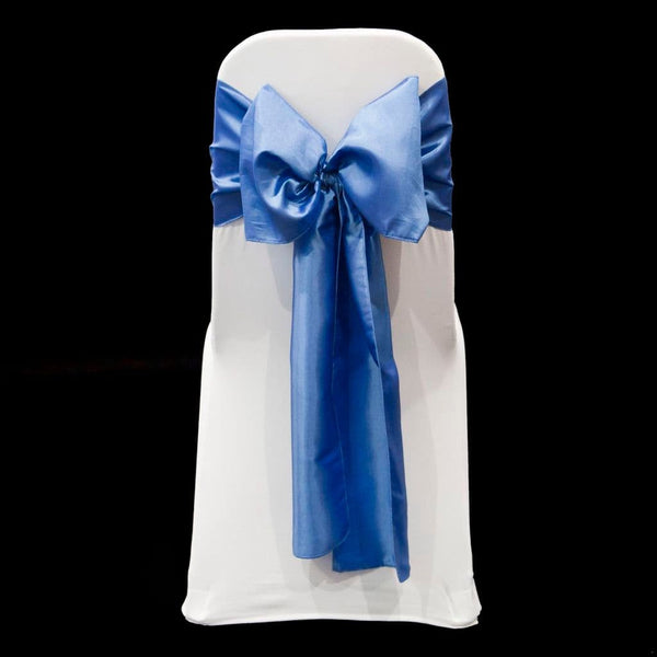 Cobalt Blue Taffeta Sashes