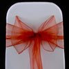COPPER ORGANZA SASH 23cm