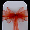 COPPER ORGANZA SASH 23cm