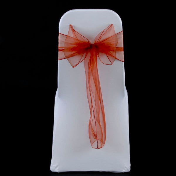 COPPER ORGANZA SASH 23cm