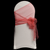 Coral Organza Chair Cover Sash 35cm