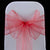CORAL ORGANZA SASH 23cm - BUNDLE DEAL 100 SASHES