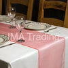 Coral Organza Table Runner