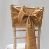 Dark Gold Taffeta Sashes