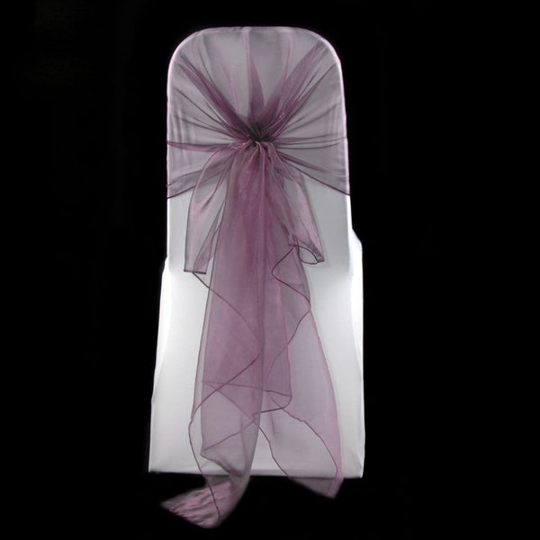 DARK PURPLE ORGANZA HOOD