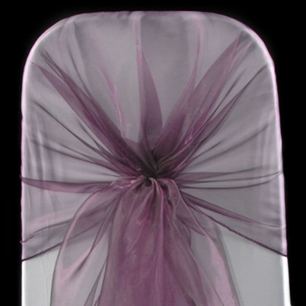 DARK PURPLE ORGANZA HOOD
