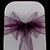 DARK PURPLE ORGANZA SASH 23cm