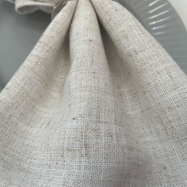 Deluxe Cotton - feel Light Oatmeal Linen Napkin -- IMA Trading Ltd