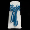 Denim / Dusty Blue Taffeta Sashes