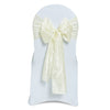 Discontinued Yellow Ivory Taffeta Sashes