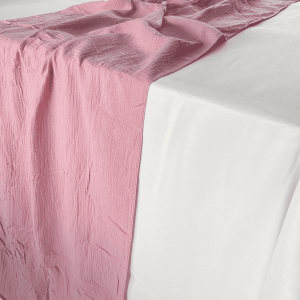 Dusty Pink Cheesecloth Table Runner