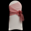 Dusty Pink Organza Chair Cover Sash 35cm