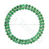 Emerald Diamante buckles / brooches