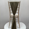 Olive Green Chiffon Vertical Drape New (pack Of 5)