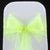 FLUORESCENT GREEN ORGANZA SASH 23cm - BUNDLE DEAL 100 SASHES