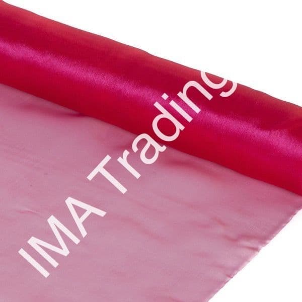 FuchsiaPink Organza Fabric Roll 29cm X 25m