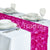 Fuchsia Rosette Table Runner