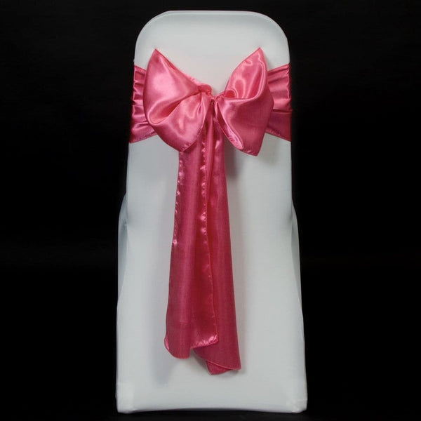 FUCHSIA SATIN SASH