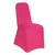 FUCHSIA SPANDEX CHAIR COVER