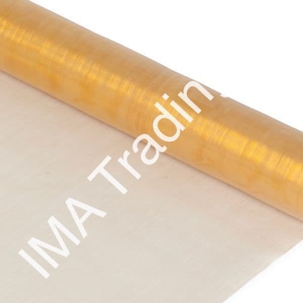 Gold Organza Fabric Roll 29cm X 25m