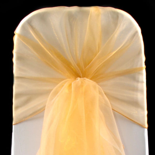 GOLD ORGANZA HOOD