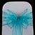 GREEN TEAL ORGANZA SASH 23cm