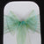 HEATHER GREEN ORGANZA SASH 23cm - BUNDLE DEAL 100 SASHES
