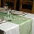 Heather Green Organza Table Runner