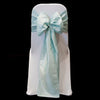 Ice Blue Taffeta Sashes