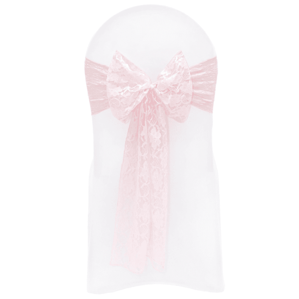Ice Pink Lace Sashes - WAS £1.30!