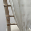 Soft White Chiffon Vertical Drape New (pack Of 5) -- IMA Trading Ltd