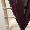Rich Plum Purple Chiffon Vertical Drape New (pack Of 5) -- IMA Trading Ltd