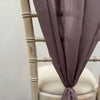 Soft Dusty Mauve Chiffon Vertical Drape New (pack Of 5) -- IMA Trading Ltd