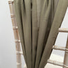 Olive Green Chiffon Vertical Drape New (pack Of 5)