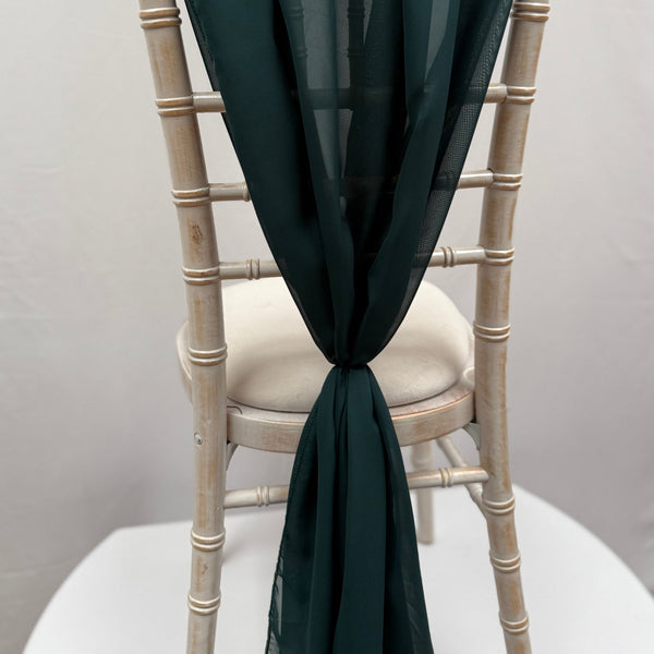 Racing Green Chiffon Vertical Drape New (pack Of 5) -- IMA Trading Ltd
