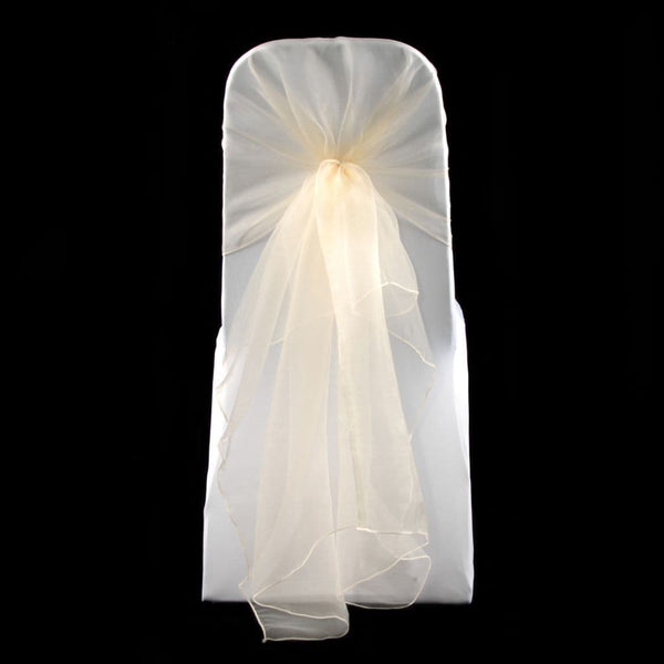 IVORY ORGANZA HOOD