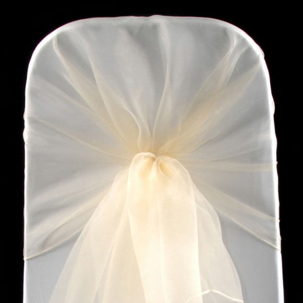IVORY ORGANZA HOOD