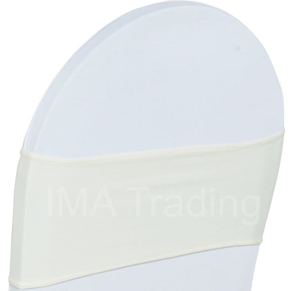 Ivory Plain Spandex Lycra Band